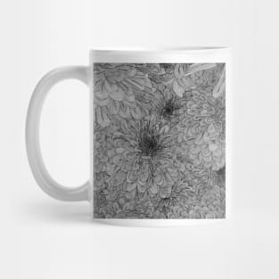 Linework Flowers- Zinnias Mug